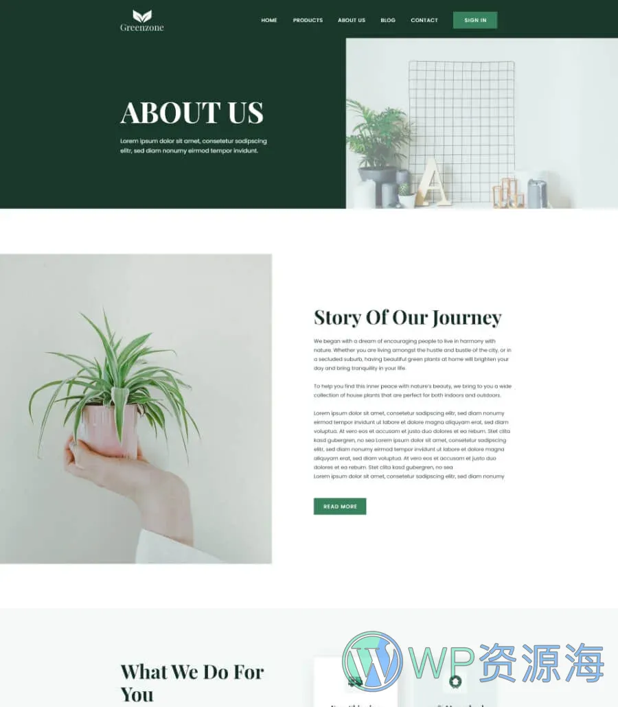 Greenzone About Page