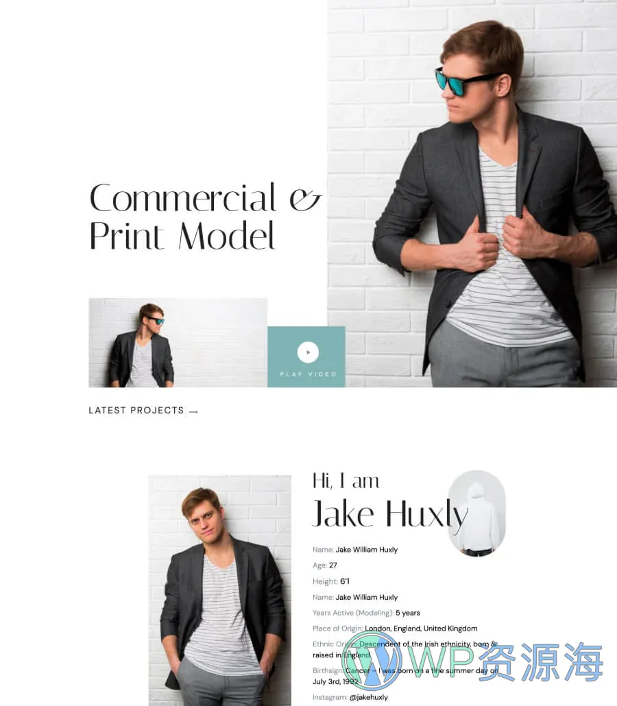 Huxly Home Page For Gutenberg
