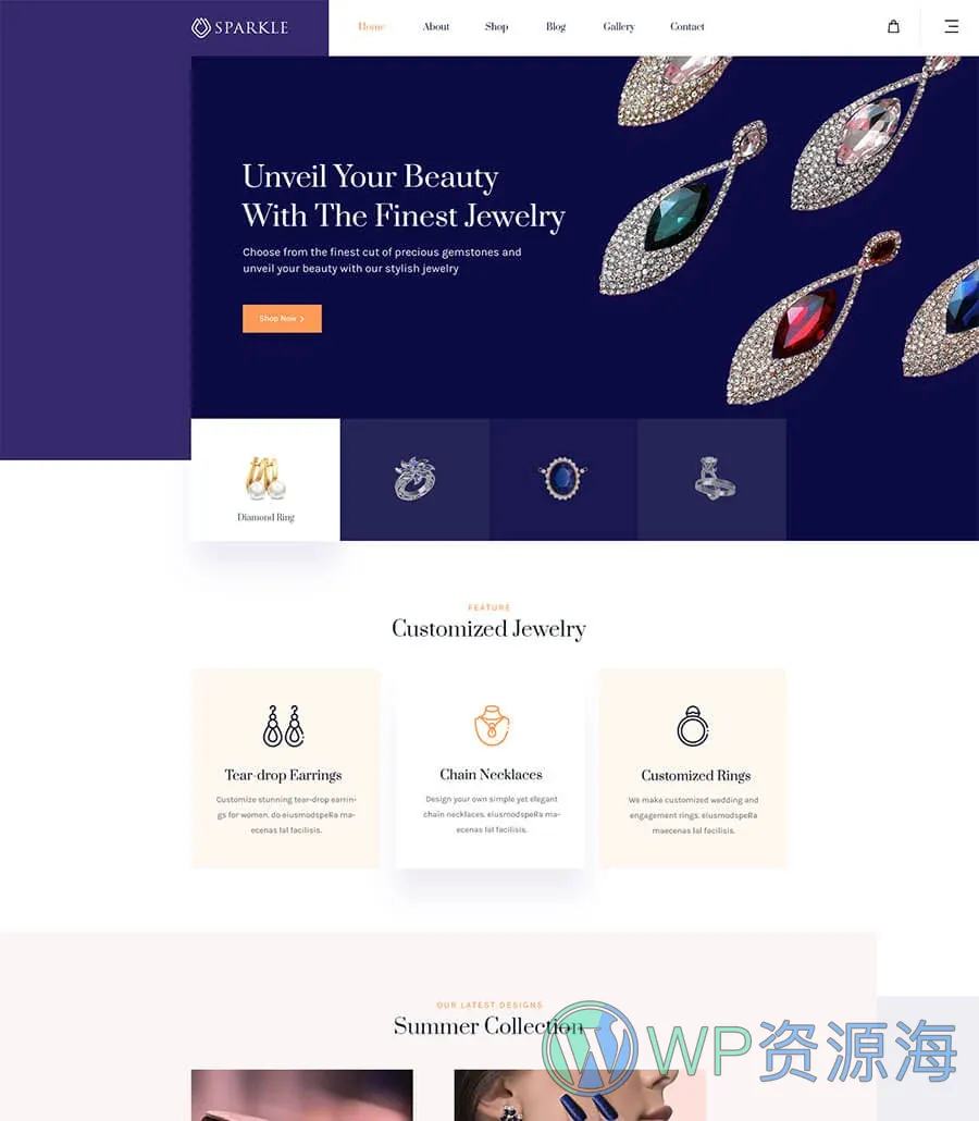 Sparkle Home Page