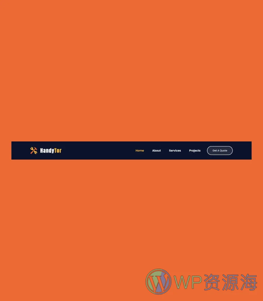 建筑服务Gutenberg网站模板_一键导入快速建站插图10-WP资源海 HandyTor Header Section For Gutenberg