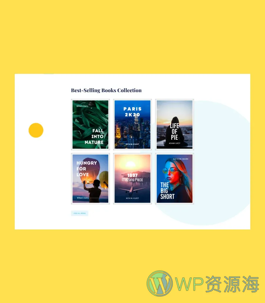 图书馆Gutenberg网站模板_一键导入快速建站插图8-WP资源海 EleBrary Gallery Section For Gutenberg