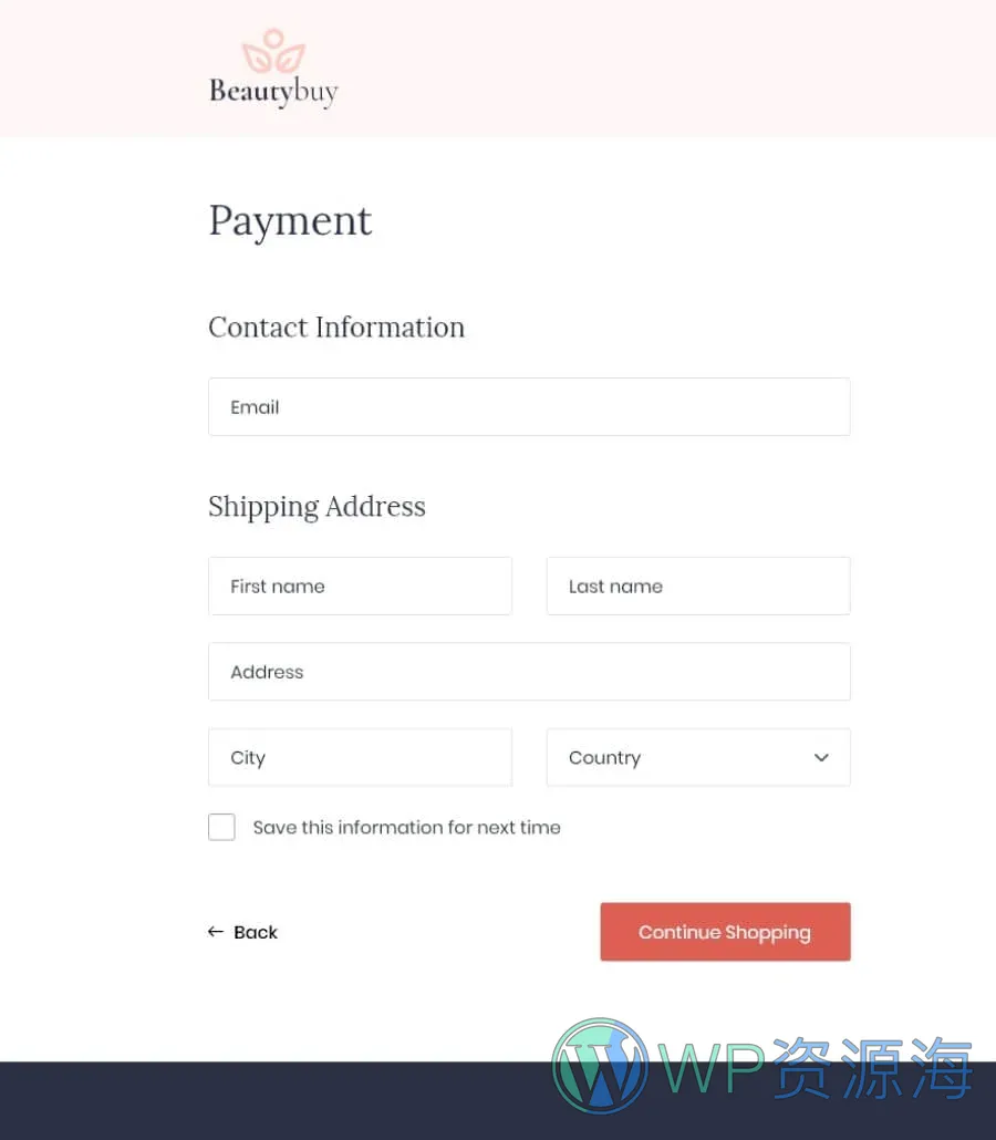 BeautyBuy Checkout Page