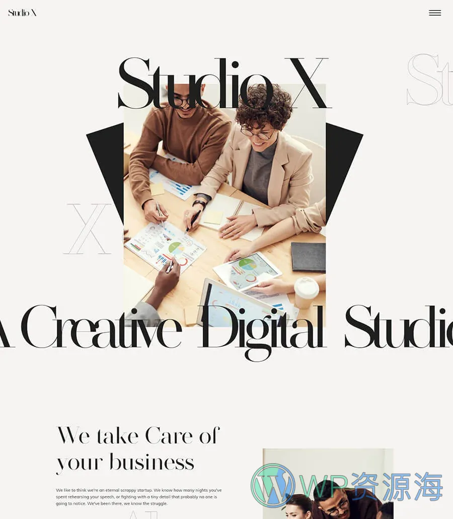 StudioX Home Page