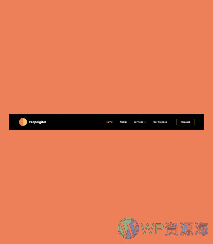 快速建站Gutenberg网站模板_一键导入快速建站插图9-WP资源海 PropDigital Header Section For Gutenberg