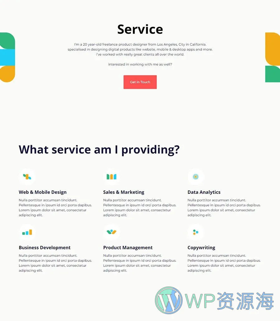 快速建站Gutenberg网站模板_一键导入快速建站插图2-WP资源海 TechnoPhile Service Page For Gutenberg