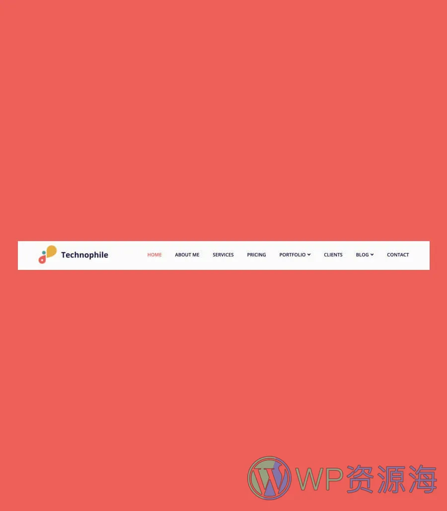 快速建站Gutenberg网站模板_一键导入快速建站插图11-WP资源海 TechnoPhile Header Section For Gutenberg