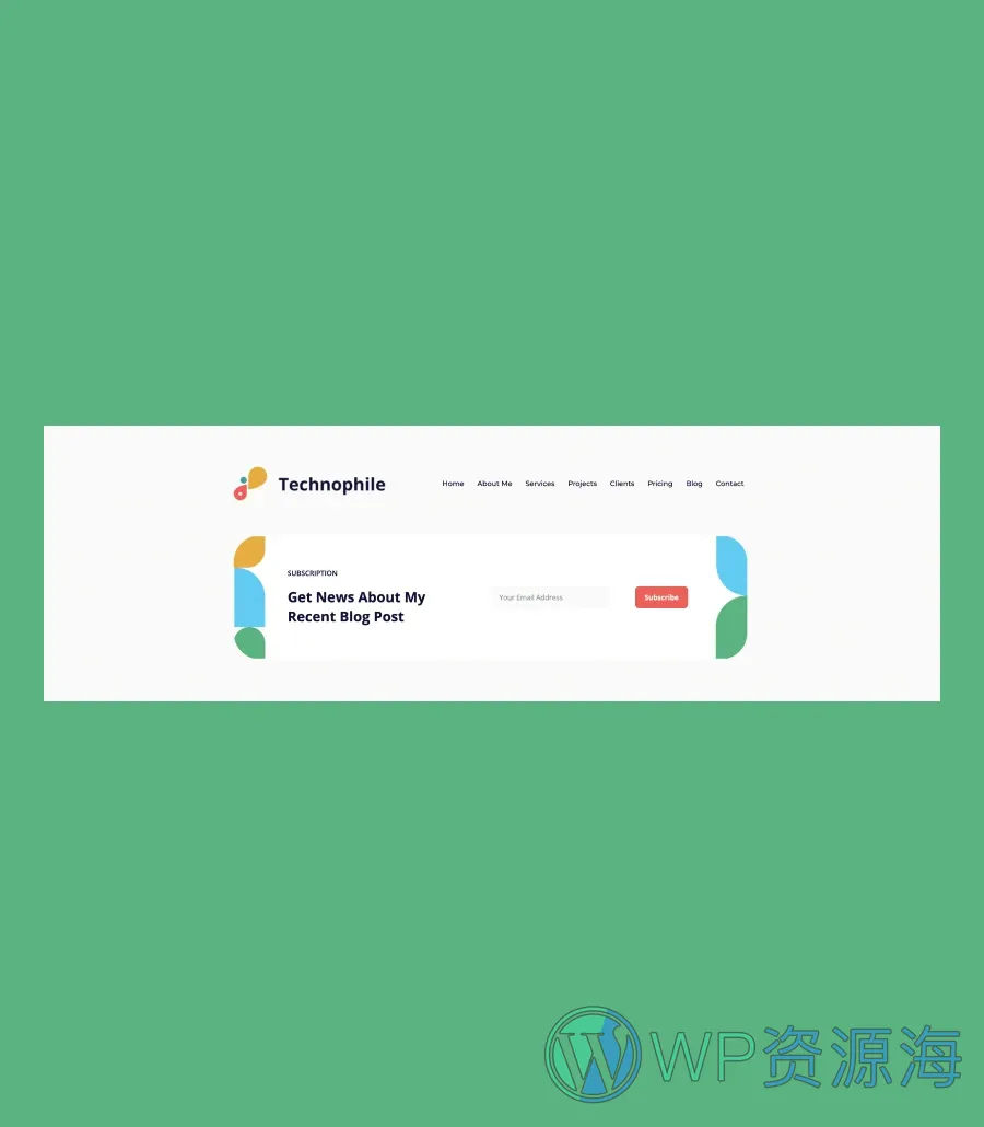 快速建站Gutenberg网站模板_一键导入快速建站插图12-WP资源海 TechnoPhile Footer Section For Gutenberg
