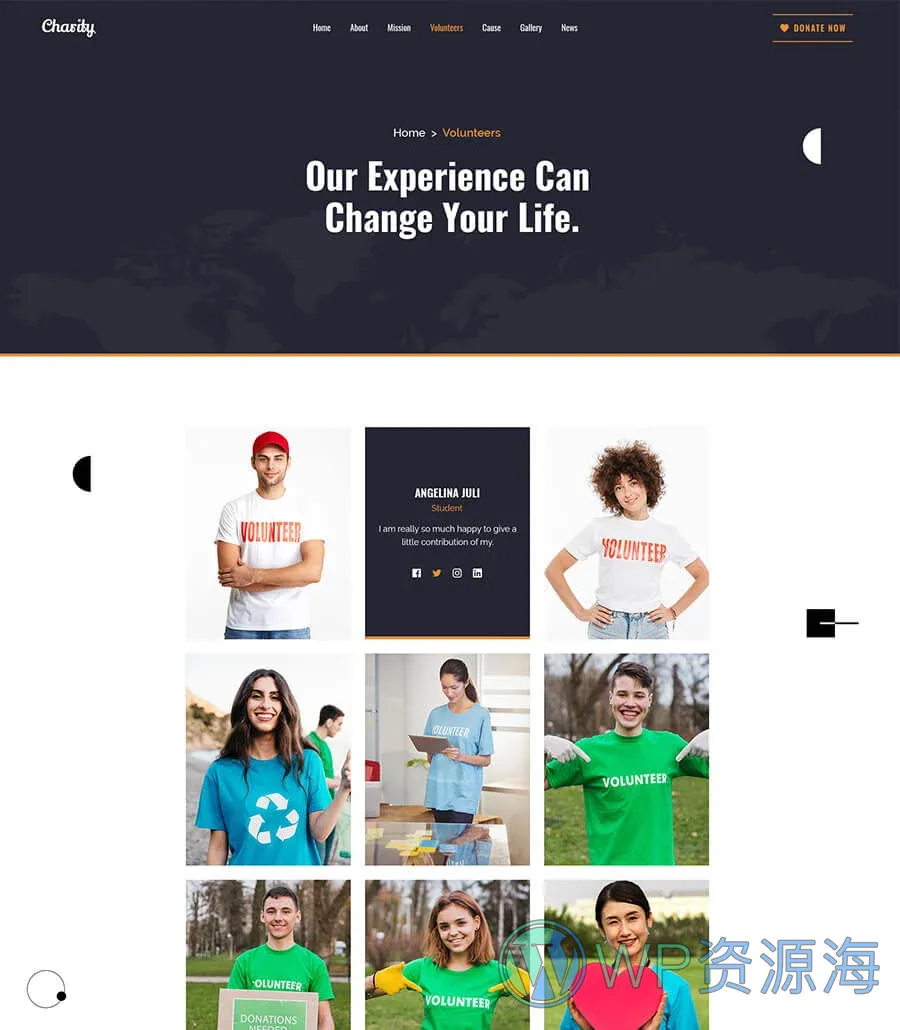 Hope Volunteer Page