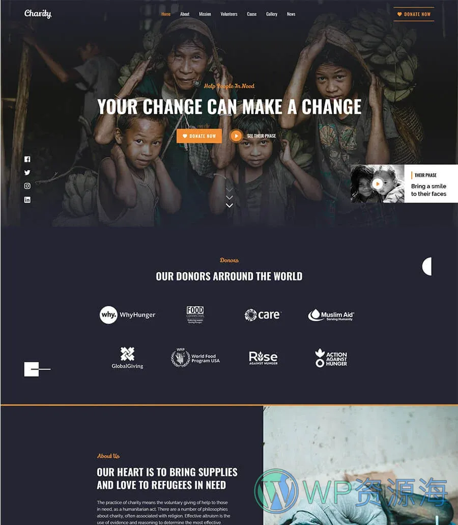 Hope Home Page