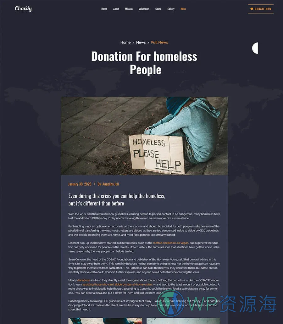 Hope News Details Page