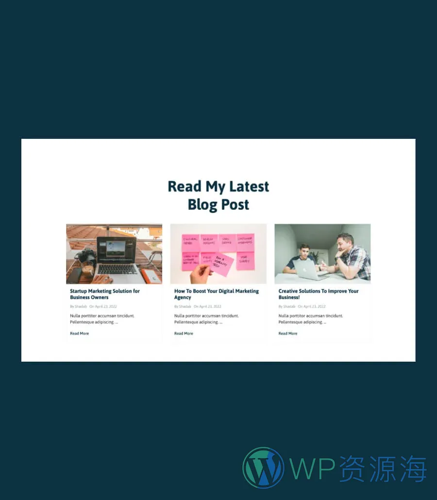 个人 SEO 专家Gutenberg网站模板_一键导入快速建站插图5-WP资源海 SEO Xpert Blog Page For Gutenberg