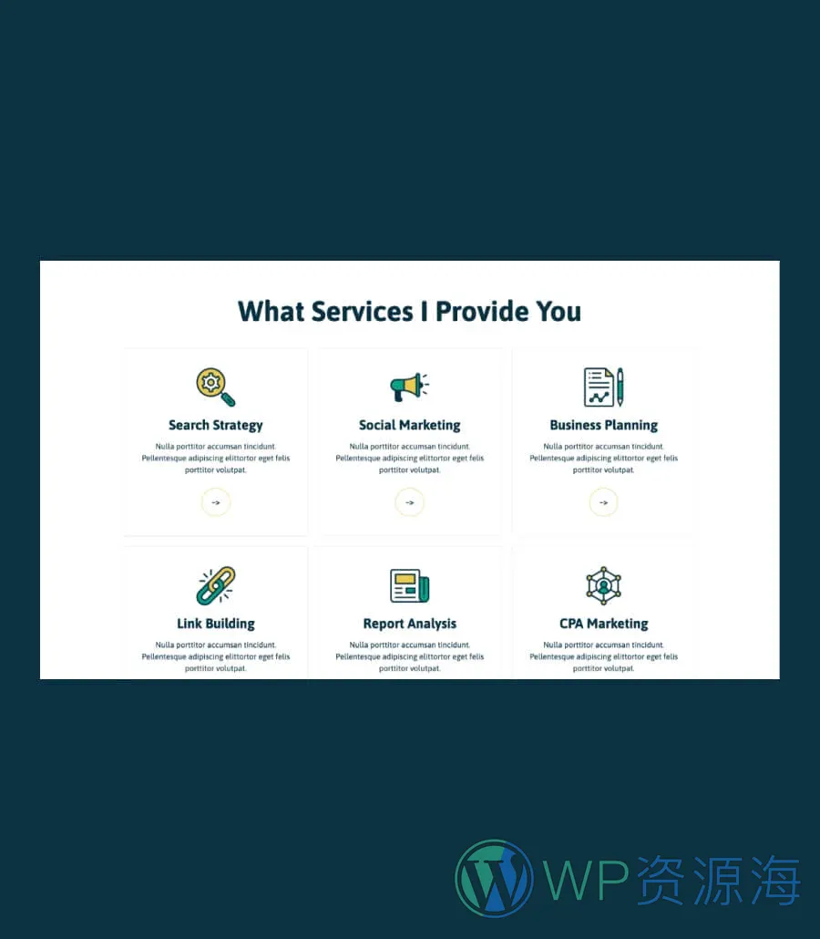 个人 SEO 专家Gutenberg网站模板_一键导入快速建站插图10-WP资源海 SEO Xpert Services Section For Gutenberg