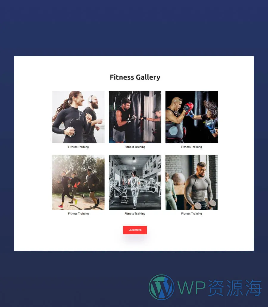 快速建站Gutenberg网站模板_一键导入快速建站插图7-WP资源海 Trainr Gallery Section For Gutenberg