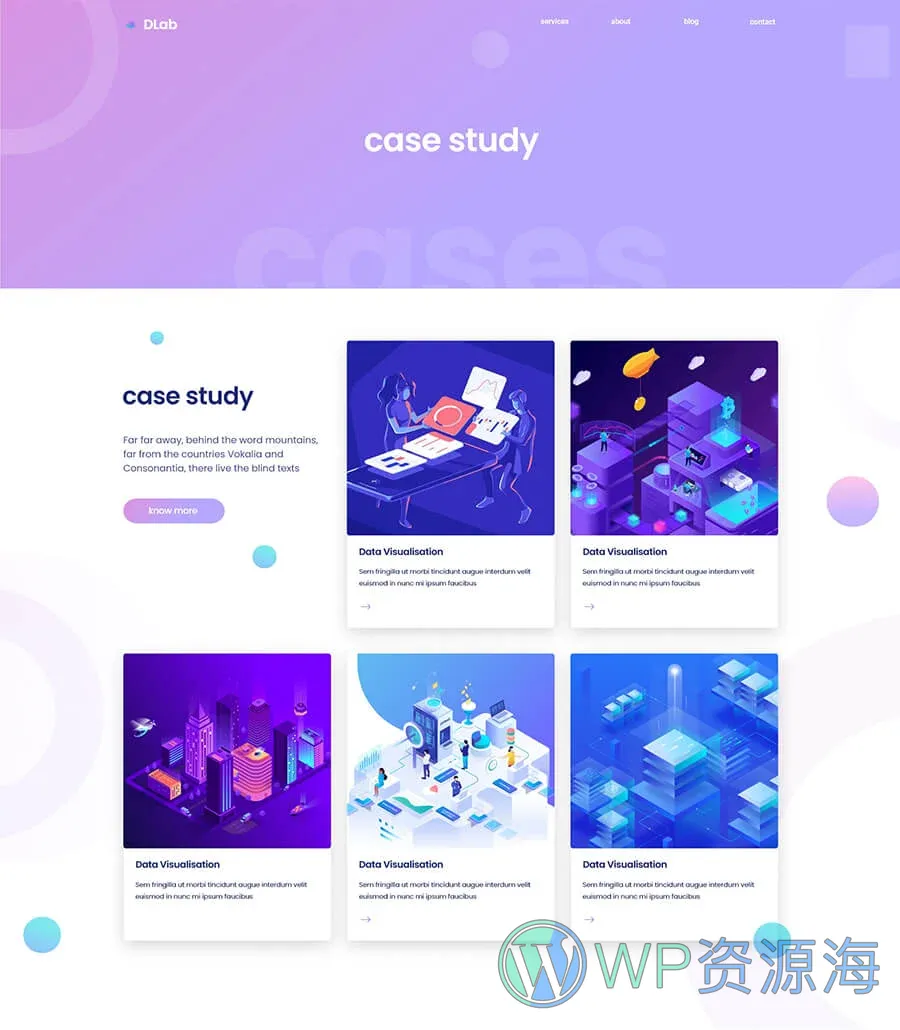 数字机构Elementor网站模板_一键导入快速建站插图4-WP资源海 Dlab Case Study