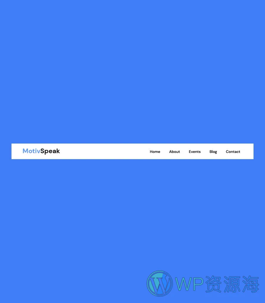励志演讲者Gutenberg网站模板_一键导入快速建站插图8-WP资源海 MotivSpeak Header Section For Gutenberg