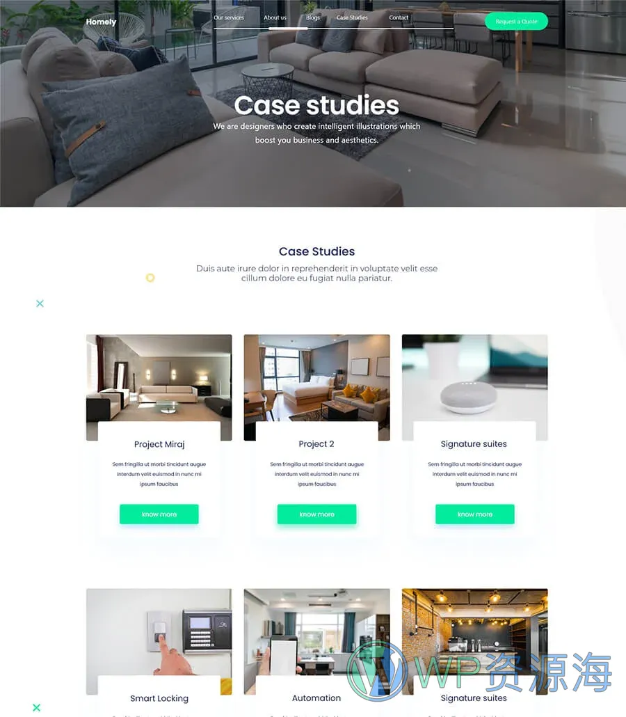 Homely Case Study Page