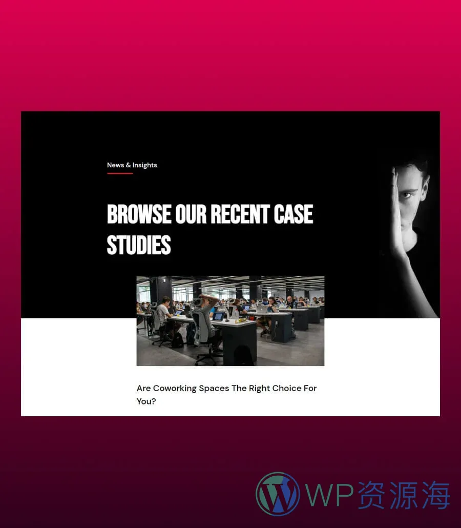 企业商业Gutenberg网站模板_一键导入快速建站插图5-WP资源海 BizCred Blog Section For Gutenberg