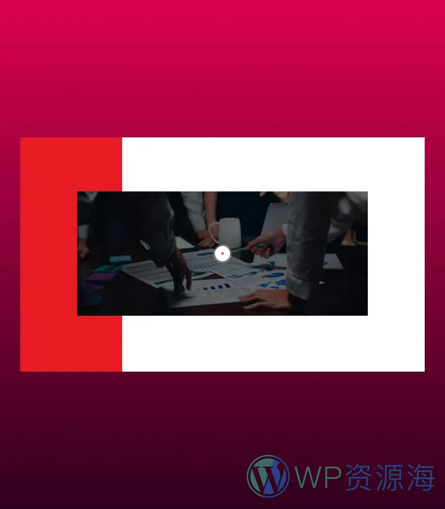 企业商业Gutenberg网站模板_一键导入快速建站插图8-WP资源海 BizCred Video Section For Gutenberg