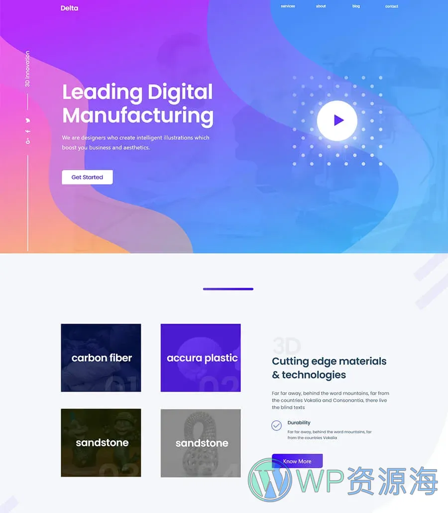 Delta Homepage