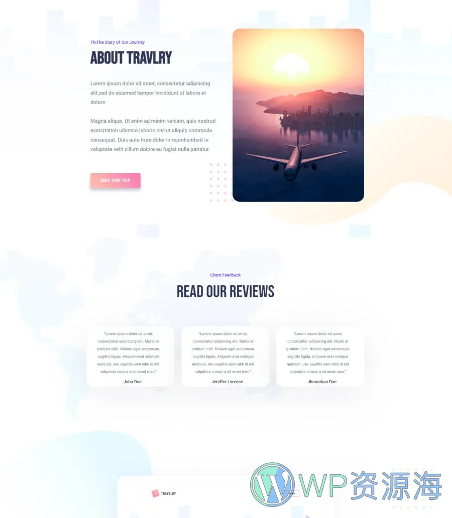 Travelry About Page For Gutenberg