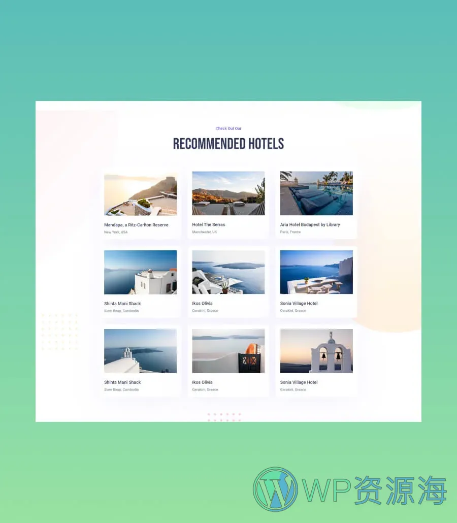 Travelry Portfolio Section For Gutenberg