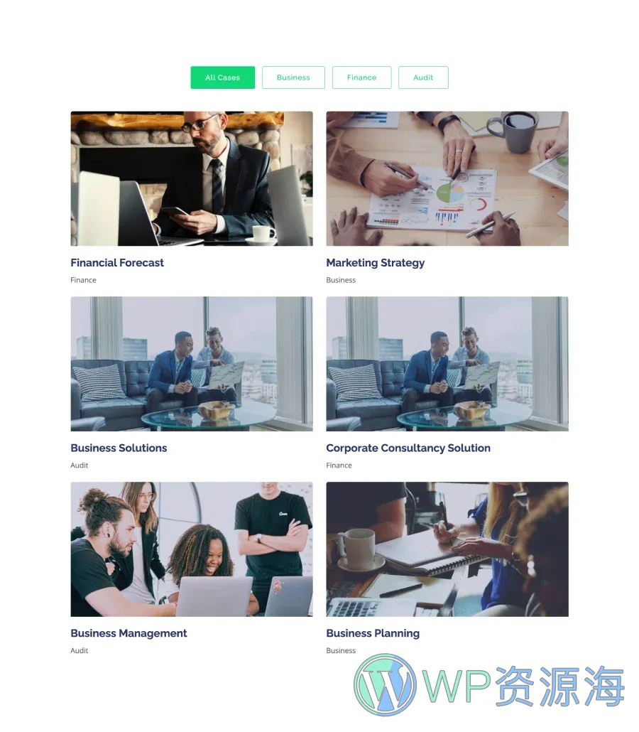 BusinessCube Portfolio Section