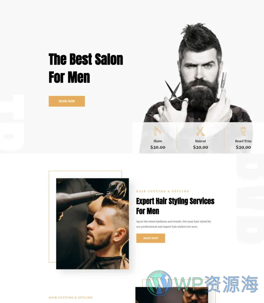 Trim Bar Home Page For Gutenberg