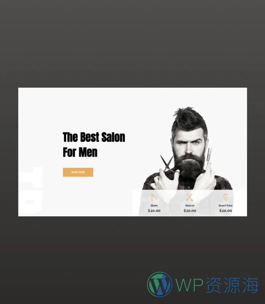 Trim Bar Hero Section For Gutenberg