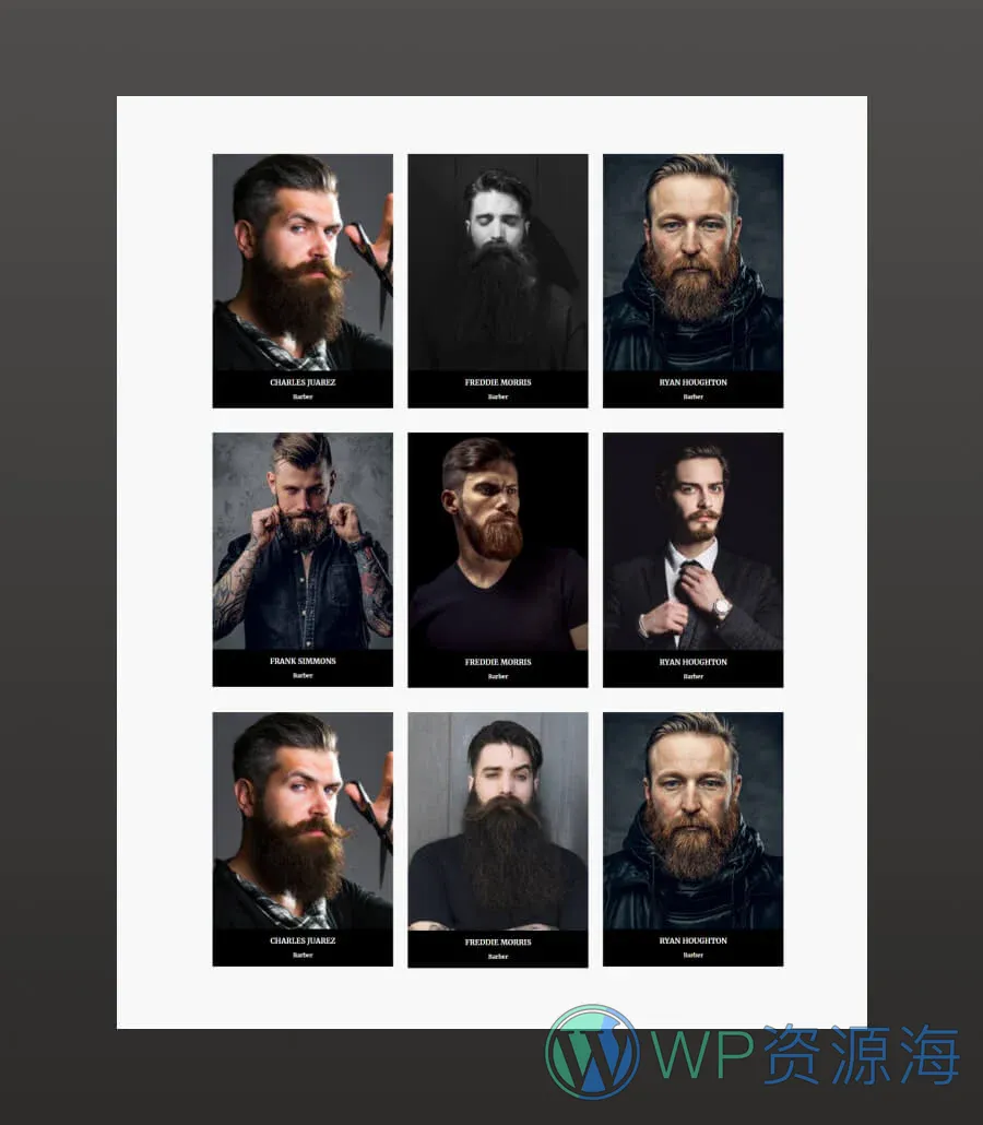 Trim Bar Team Section For Gutenberg