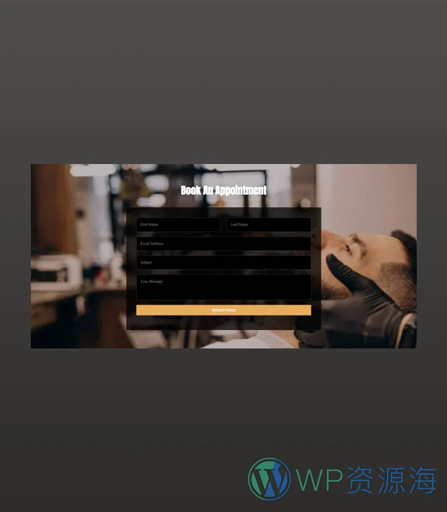 Trim Bar Appointment Section For Gutenberg