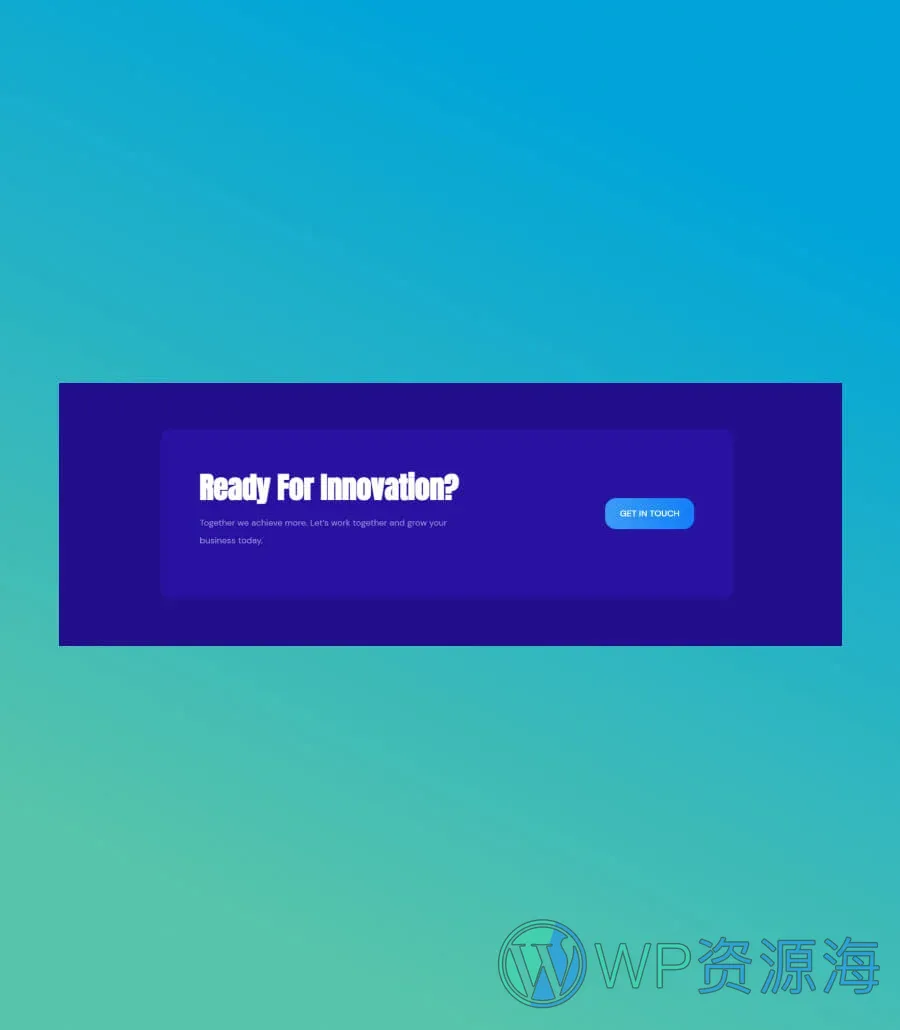 BizMentor CTA Section For Gutenberg