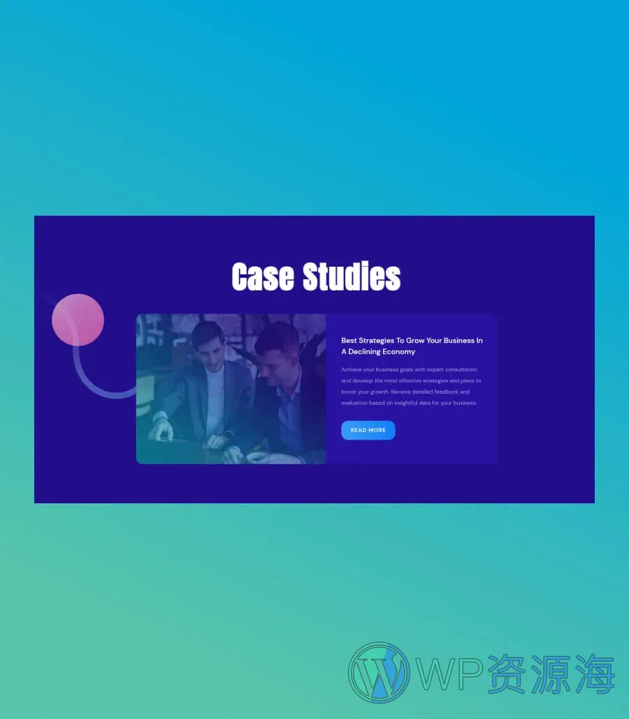 BizMentor Case Studies Section For Gutenberg