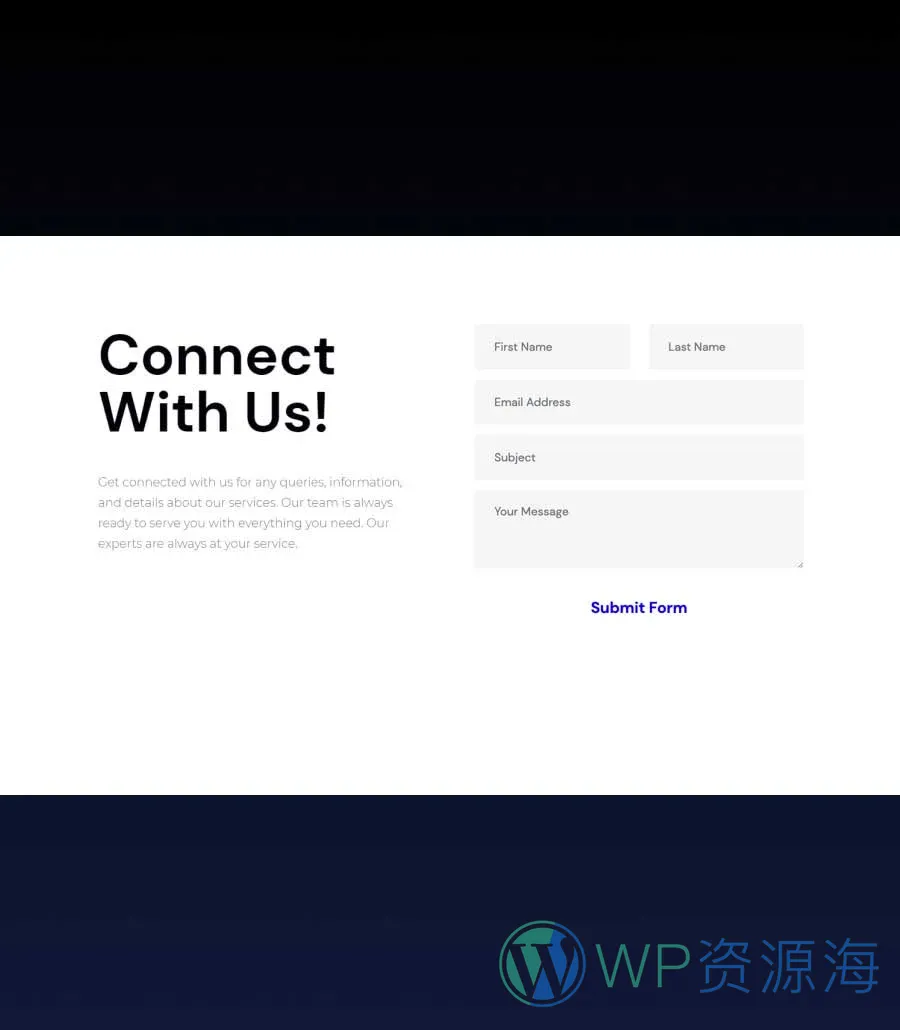 呼叫中心Gutenberg网站模板_一键导入快速建站插图3-WP资源海 CallPoint Contact Page For Gutenberg