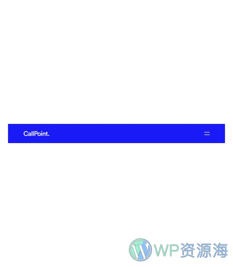 呼叫中心Gutenberg网站模板_一键导入快速建站插图5-WP资源海 CallPoint Header Section Section For Gutenberg