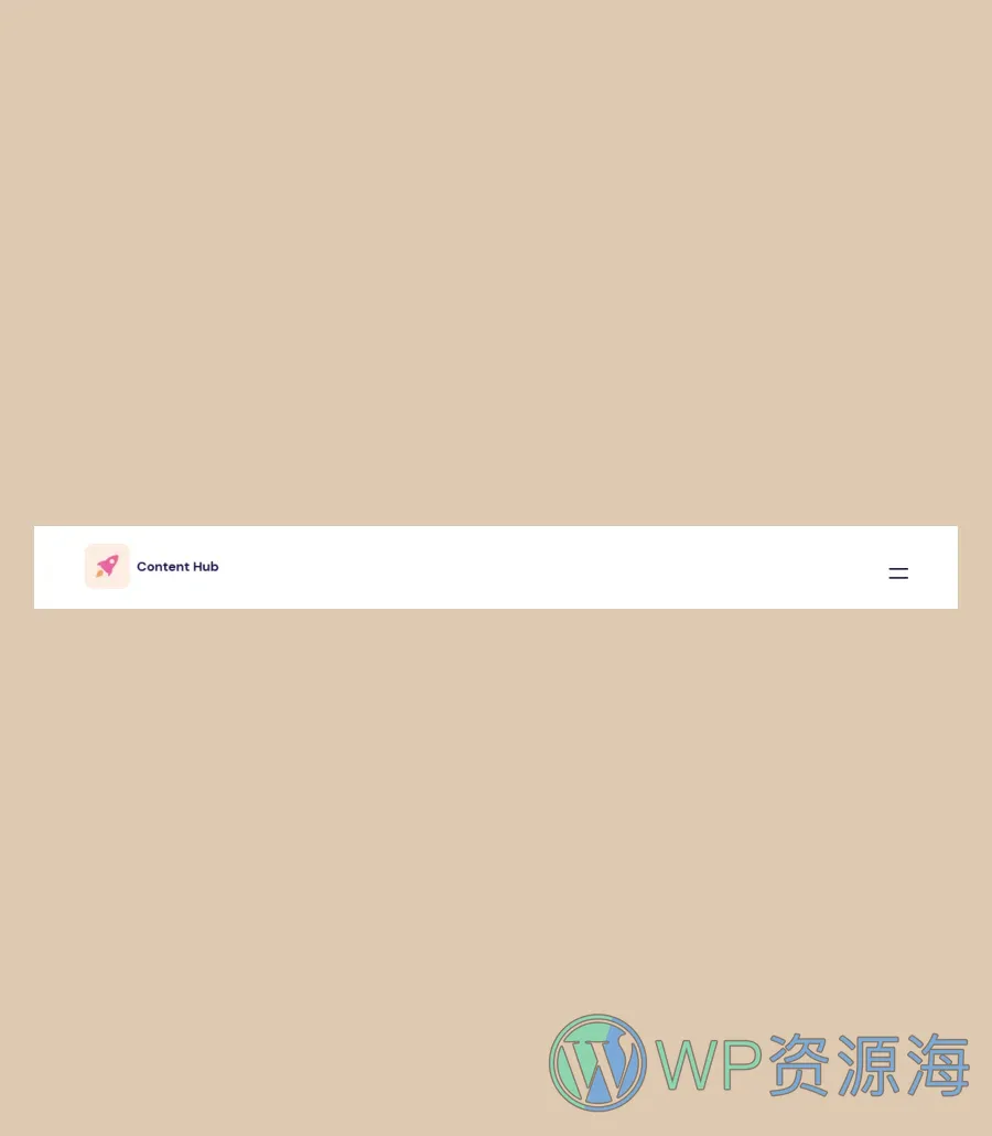 内容营销机构Gutenberg网站模板_一键导入快速建站插图4-WP资源海 Content Hub Header Section For Gutenberg