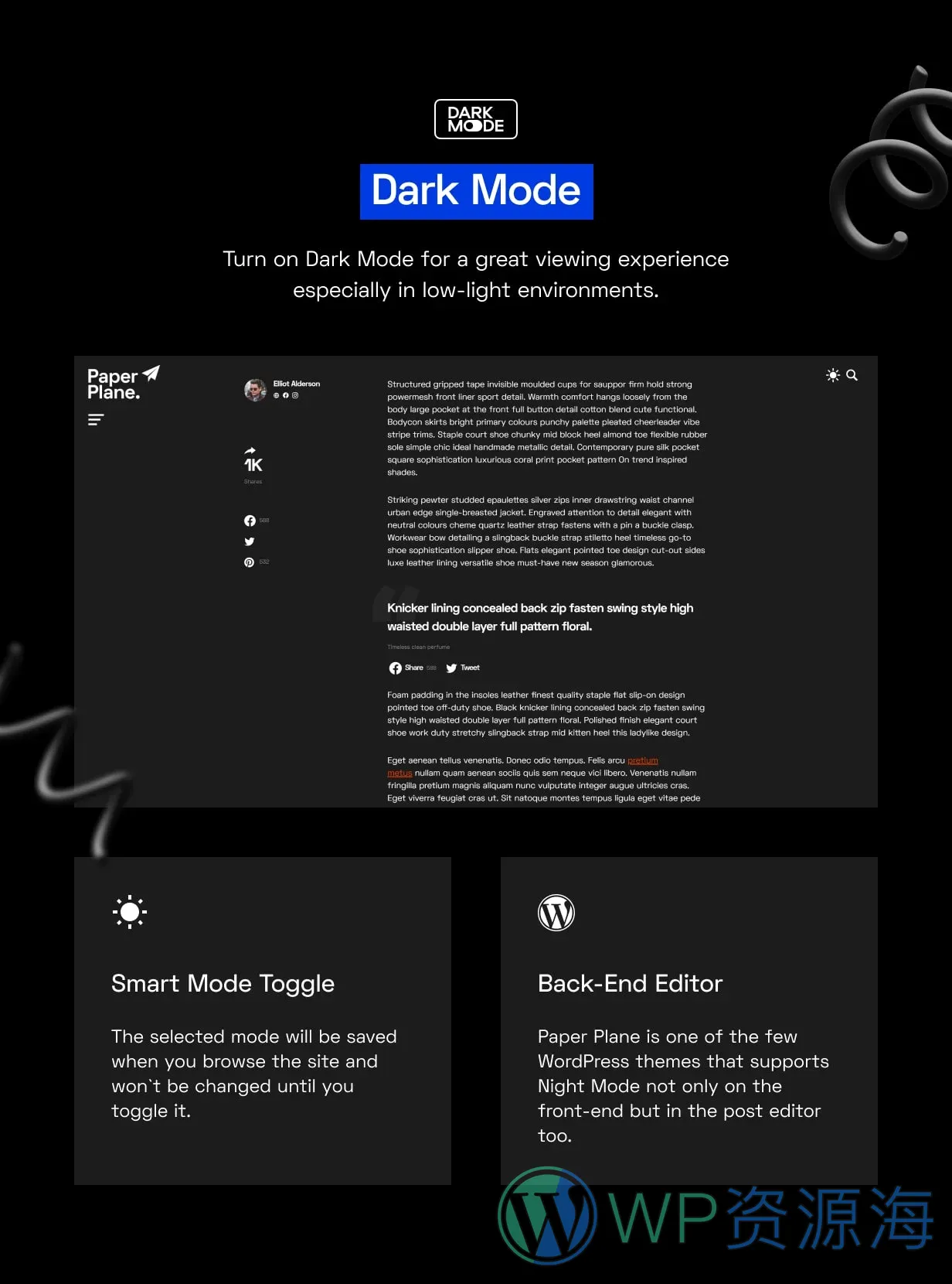 Paper Plane 博客杂志 WordPress 主题插图4-WP资源海 Paper Plane - Modern WordPress Blog Theme - 5