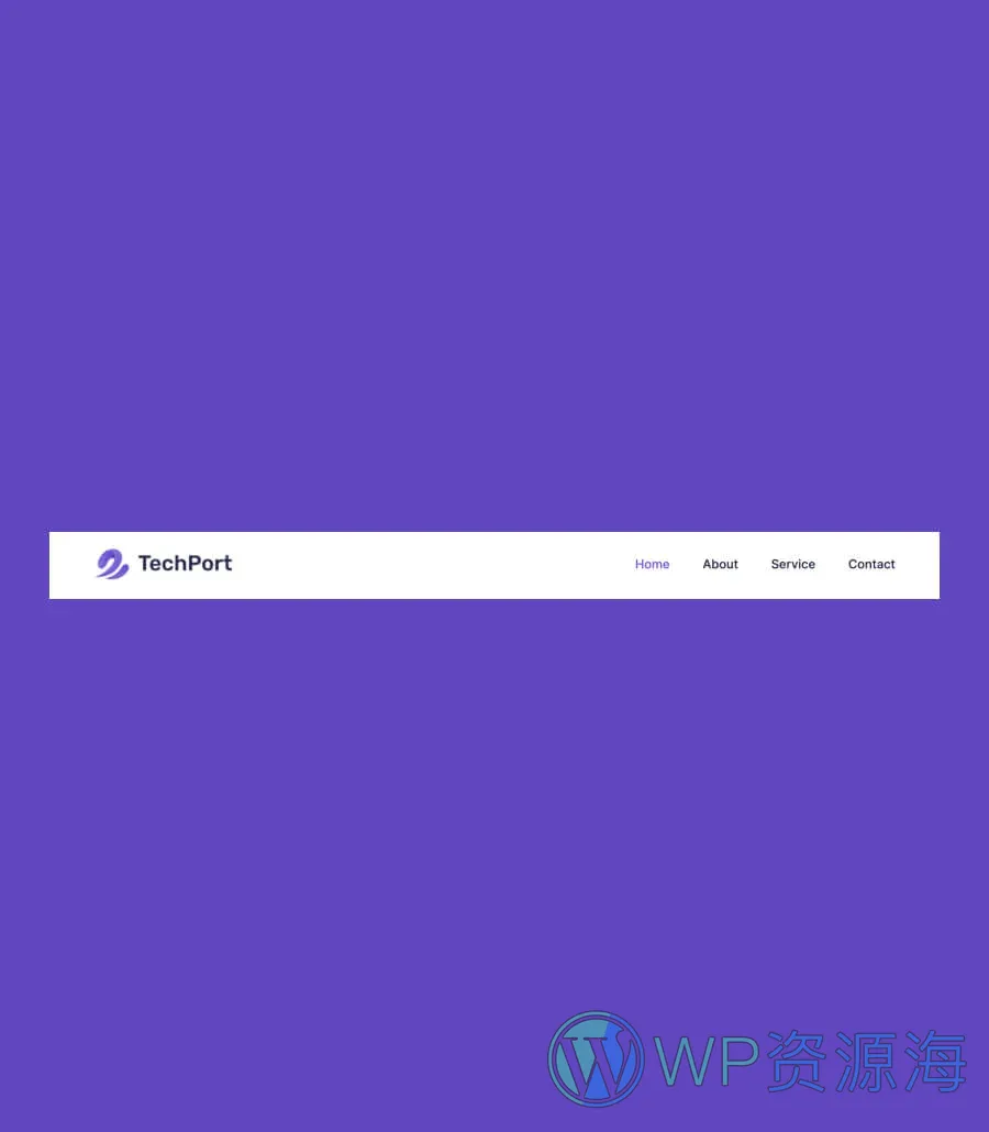 数字创业Gutenberg网站模板_一键导入快速建站插图6-WP资源海 TechPort Header Section For Gutenberg