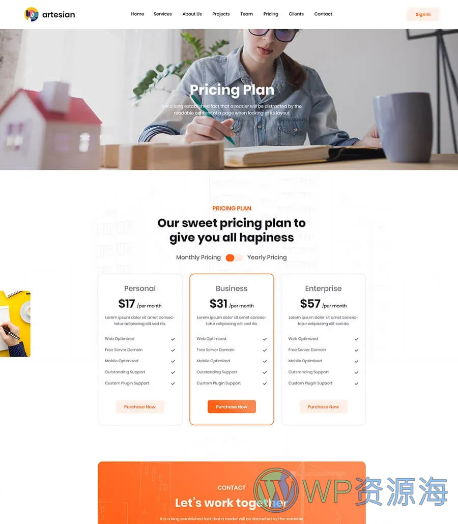 Artesian Pricing