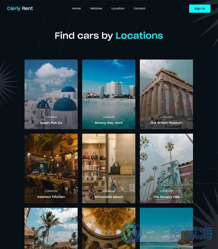 Carly Location Page