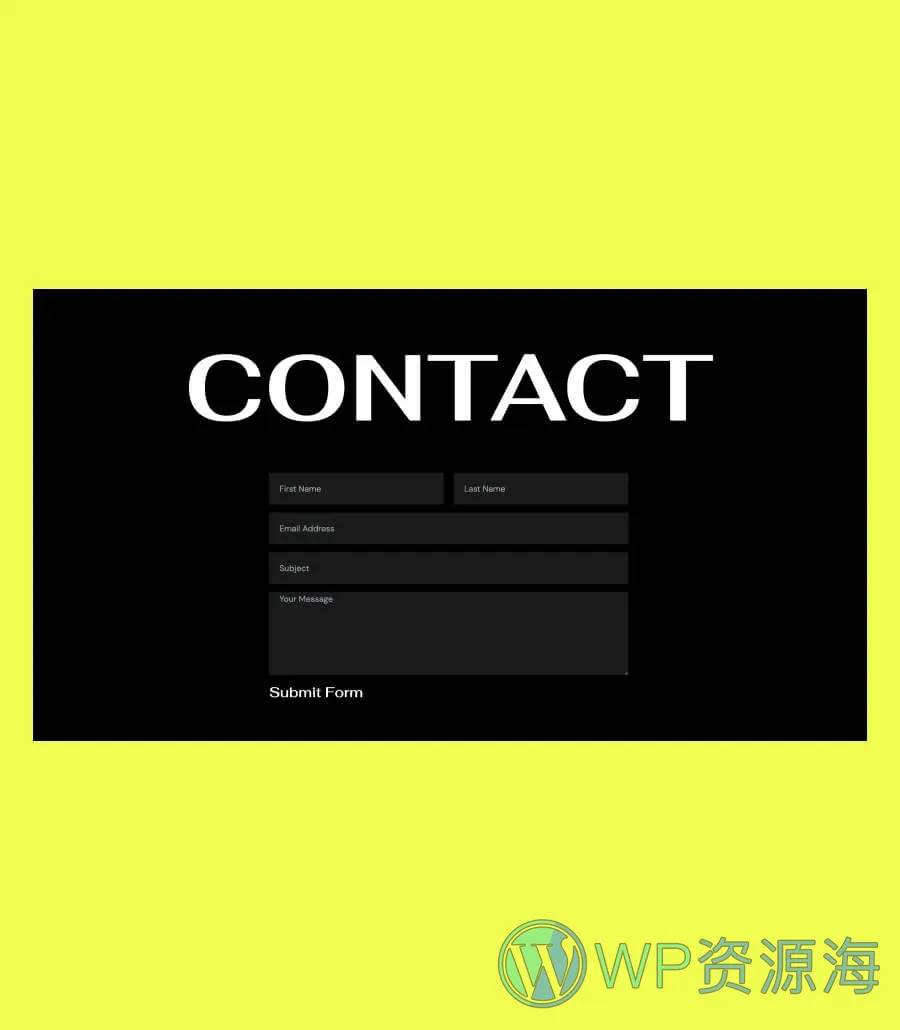 无人机摄影Gutenberg网站模板_一键导入快速建站插图7-WP资源海 Skyler Contact Section For Gutenberg