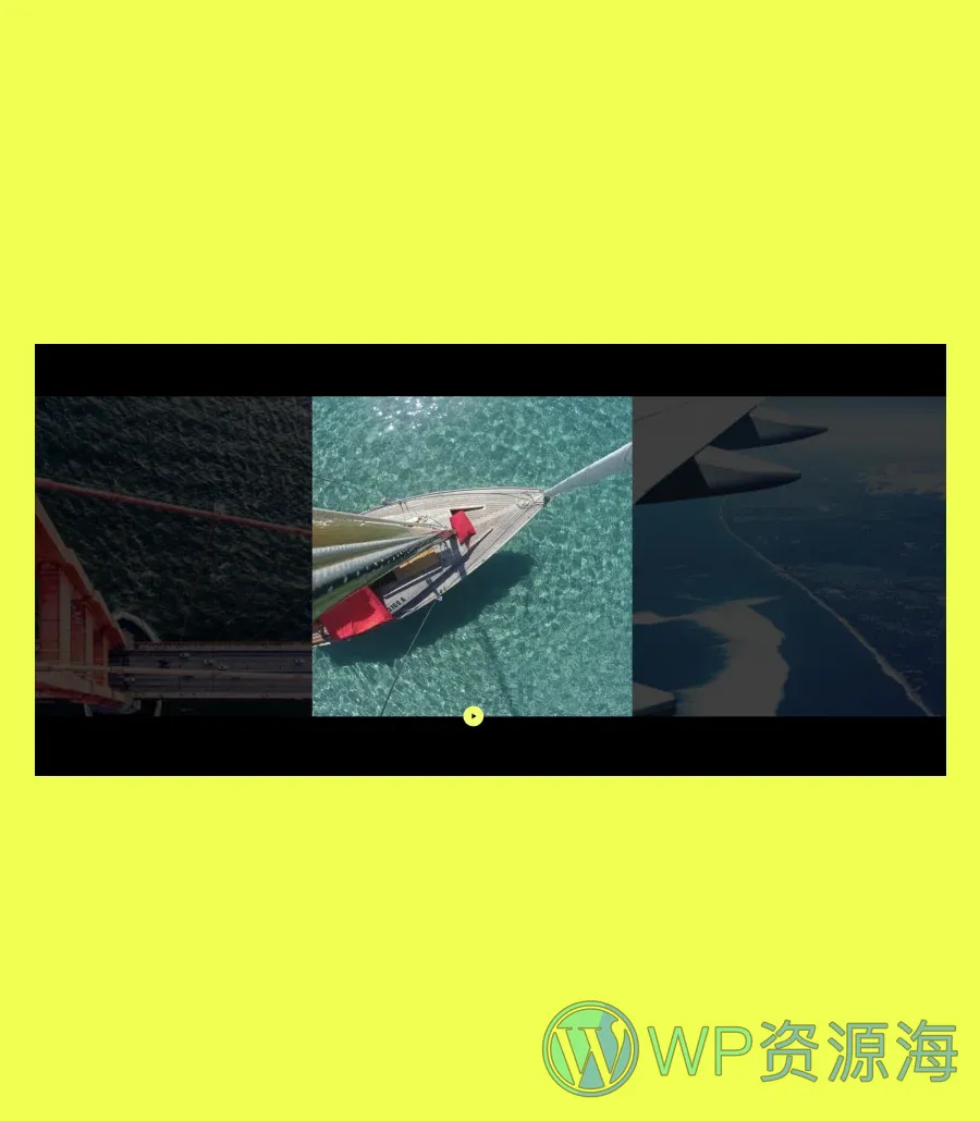 无人机摄影Gutenberg网站模板_一键导入快速建站插图6-WP资源海 Skyler Parallax Slider For Gutenber
