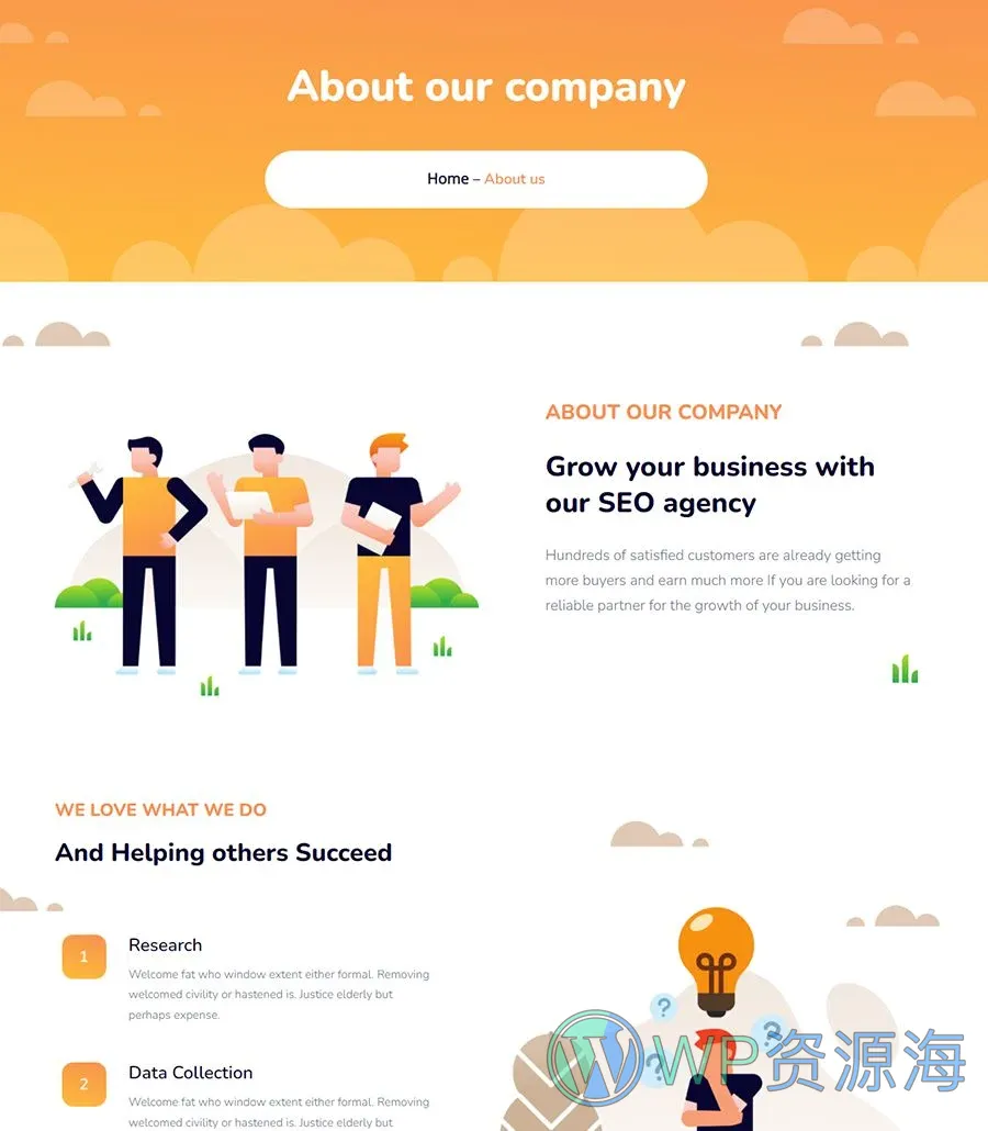 SEO Tab About Page For Gutenberg