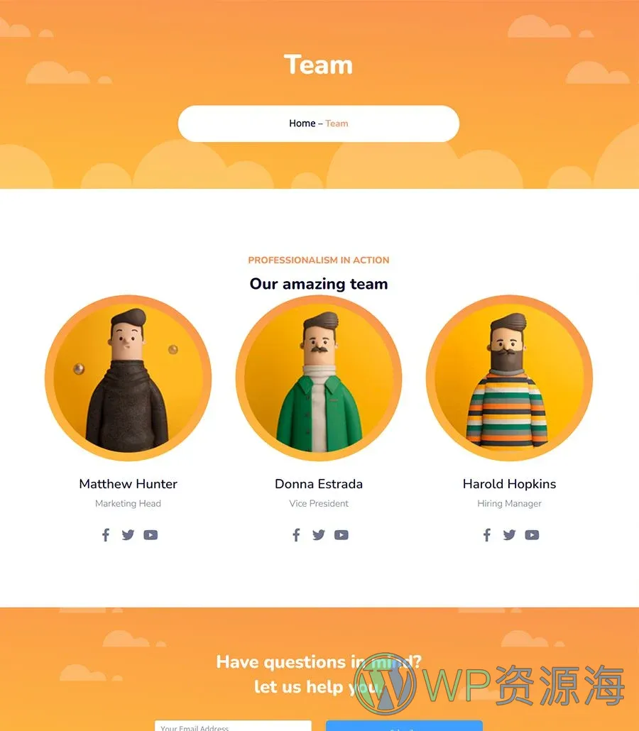 SEO Tab Team Page For Gutenberg