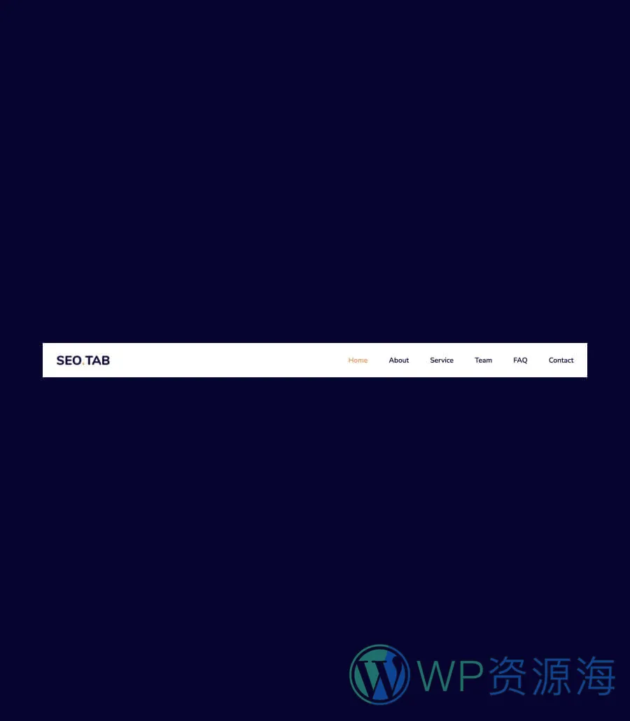 SEO Tab Header Section For Gutenberg