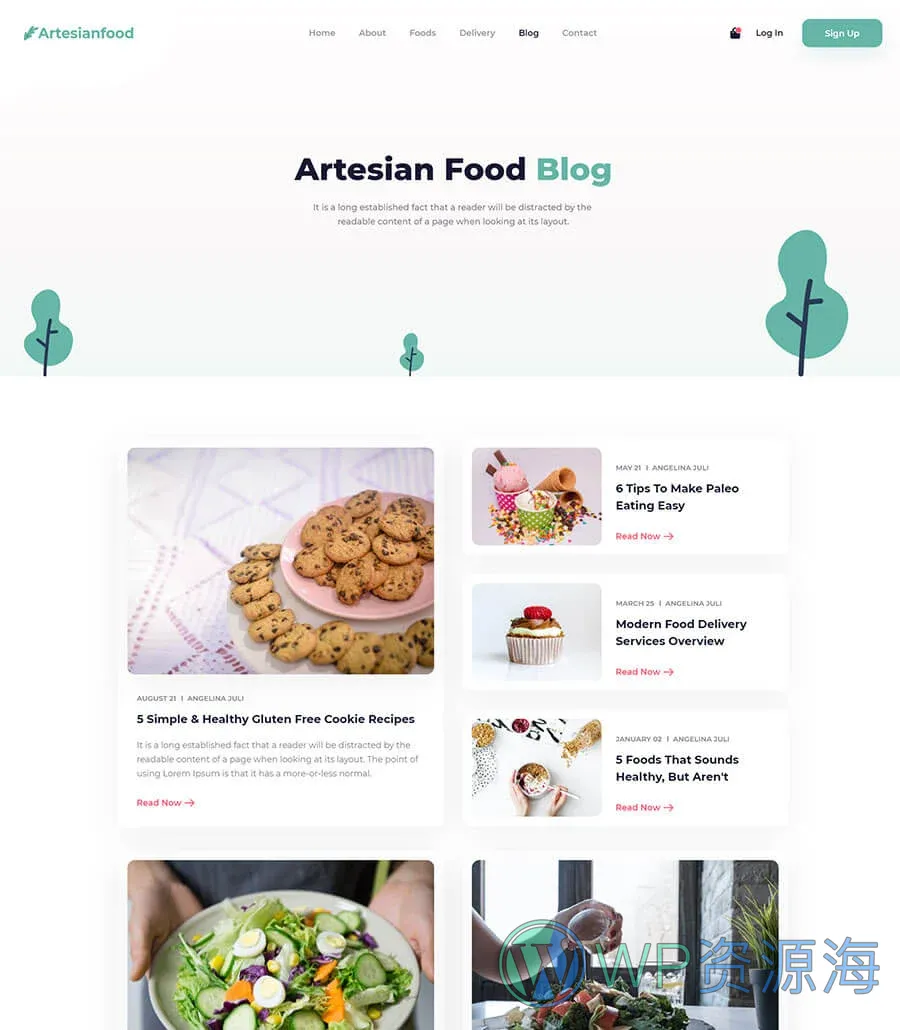 Food Express Blog Page