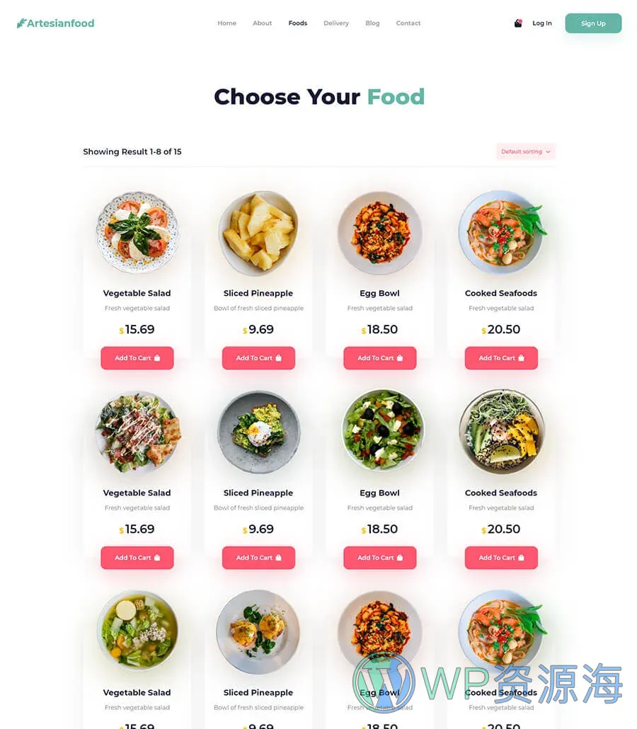 Food Express Foods Page