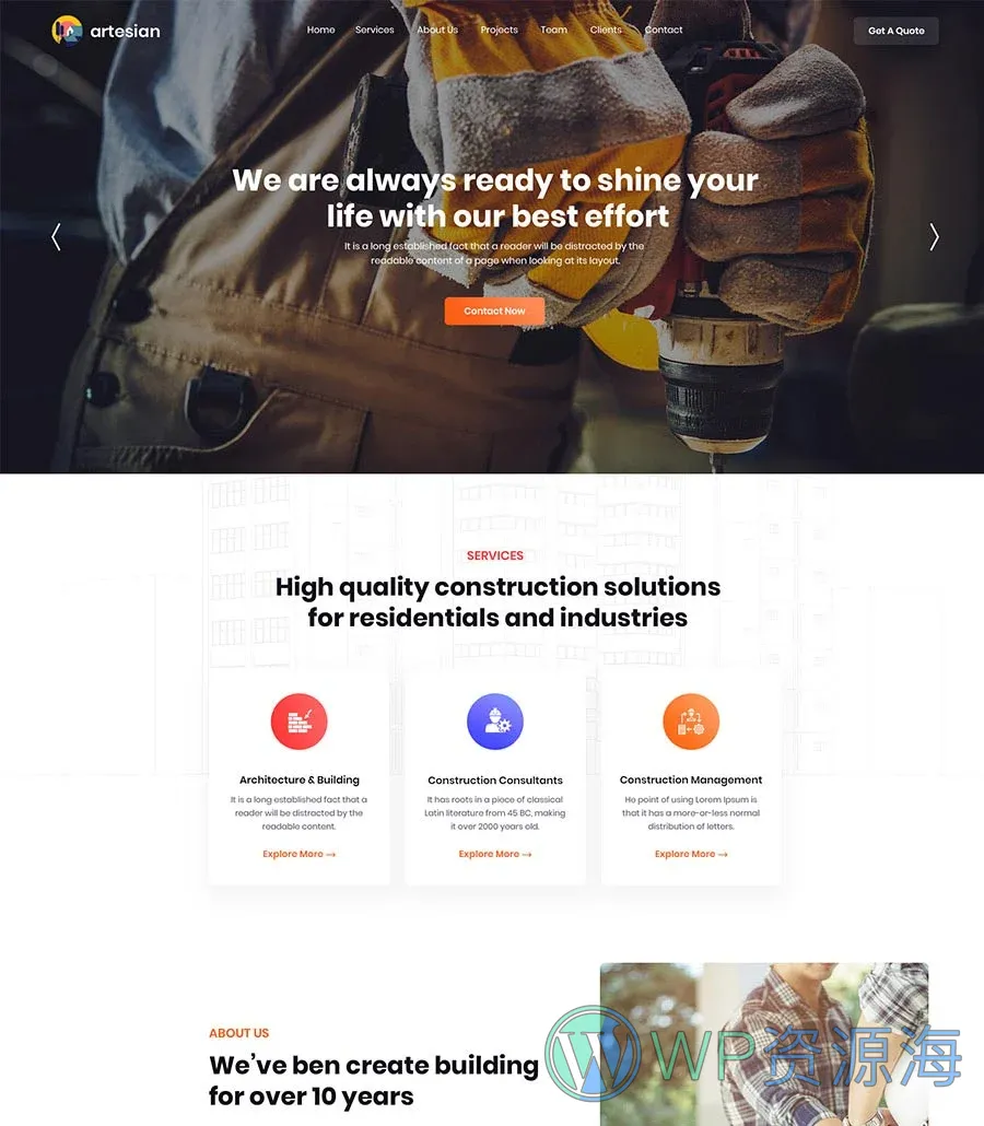 Artesian Home Page For Gutenberg