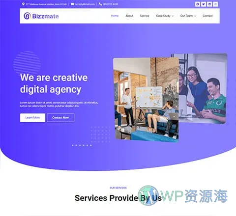Bizzmate Agency Home Page