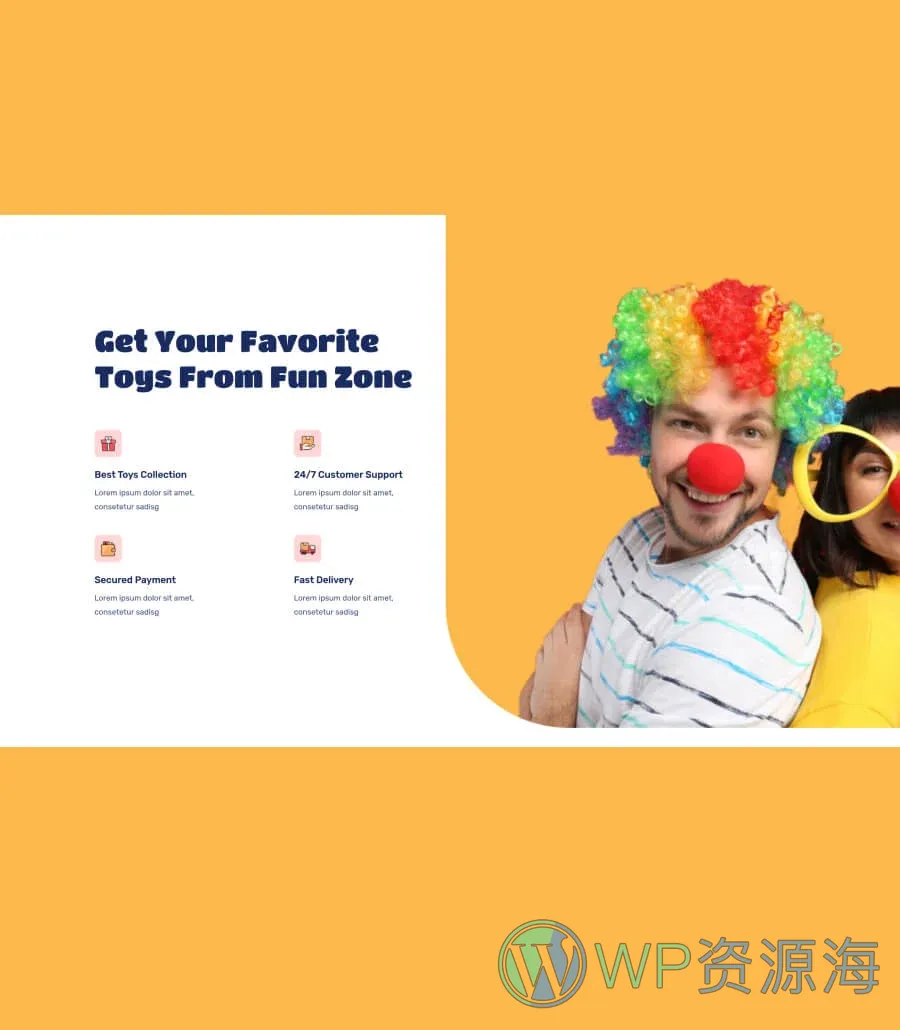Fun Zone About Section For Gutenberg