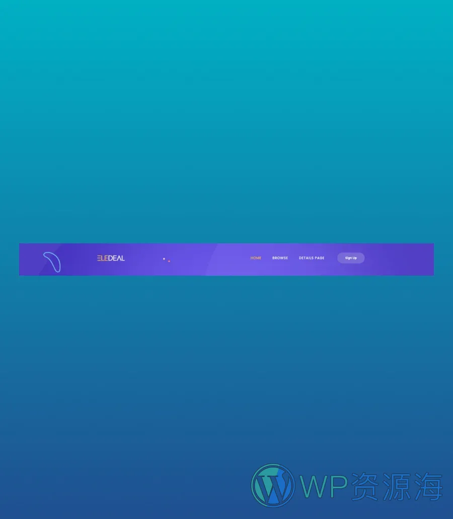 Cyber Monday 优惠页面一键搭建Gutenberg网站模板_一键导入快速建站插图4-WP资源海 EleDeals Header Section For Gutenberg